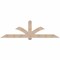 Ekena Millwork Redmond Smooth Timber Gable Bracket, Douglas Fir, 96"W x 28"H x 5 1/2"D x 5 1/2"F, 7/12 Pitch GBW096X28X0606RED00SDF - alternate 1